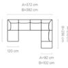 CANDELO XL 70 Narożnik Bezfunkcyjny CANDELO XL 70 Narożnik Bezfunkcyjny