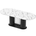 Marble White / Czarny