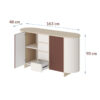 HUBERTUS Design — MEDUNO_model_cap_czerwony_kaszmir_wumiar