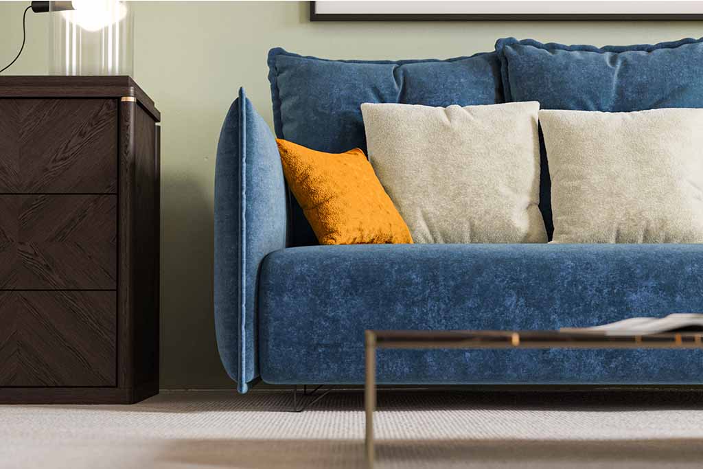 Max Sofa-detal sofa z bokami