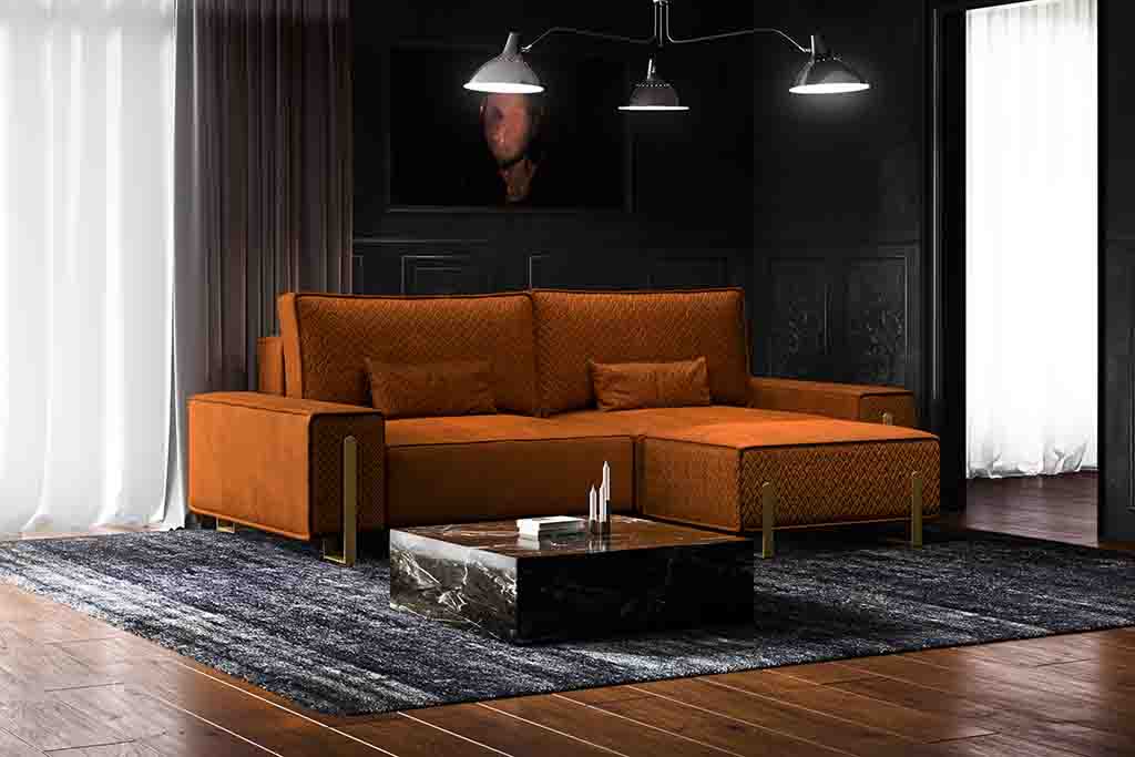 Miwa sofa i pufa sofa do salonu