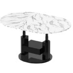 Marble White / Czarny