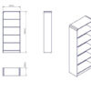Regal_wymiary HUBERTUS Design — Regal_wymiary