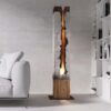 Remorse lampa beton Lampa BETON stare drewno i beton premium do eleganckiego wnętrza