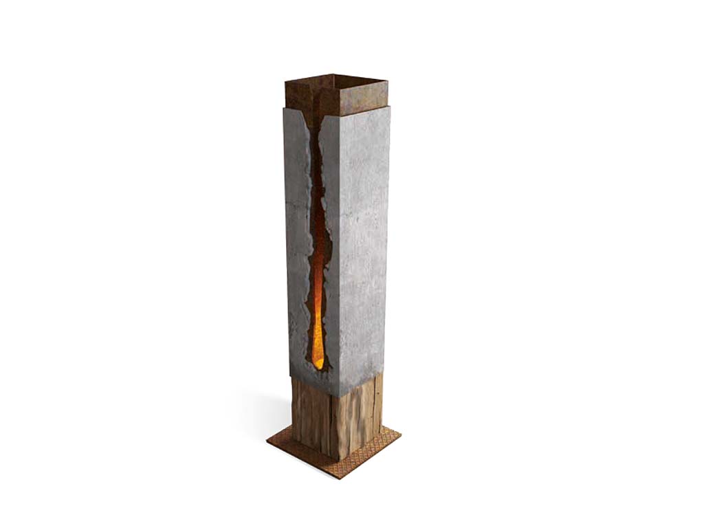 Remorse lampa beton Lampa BETON stare drewno i beton premium do eleganckiego wnętrza