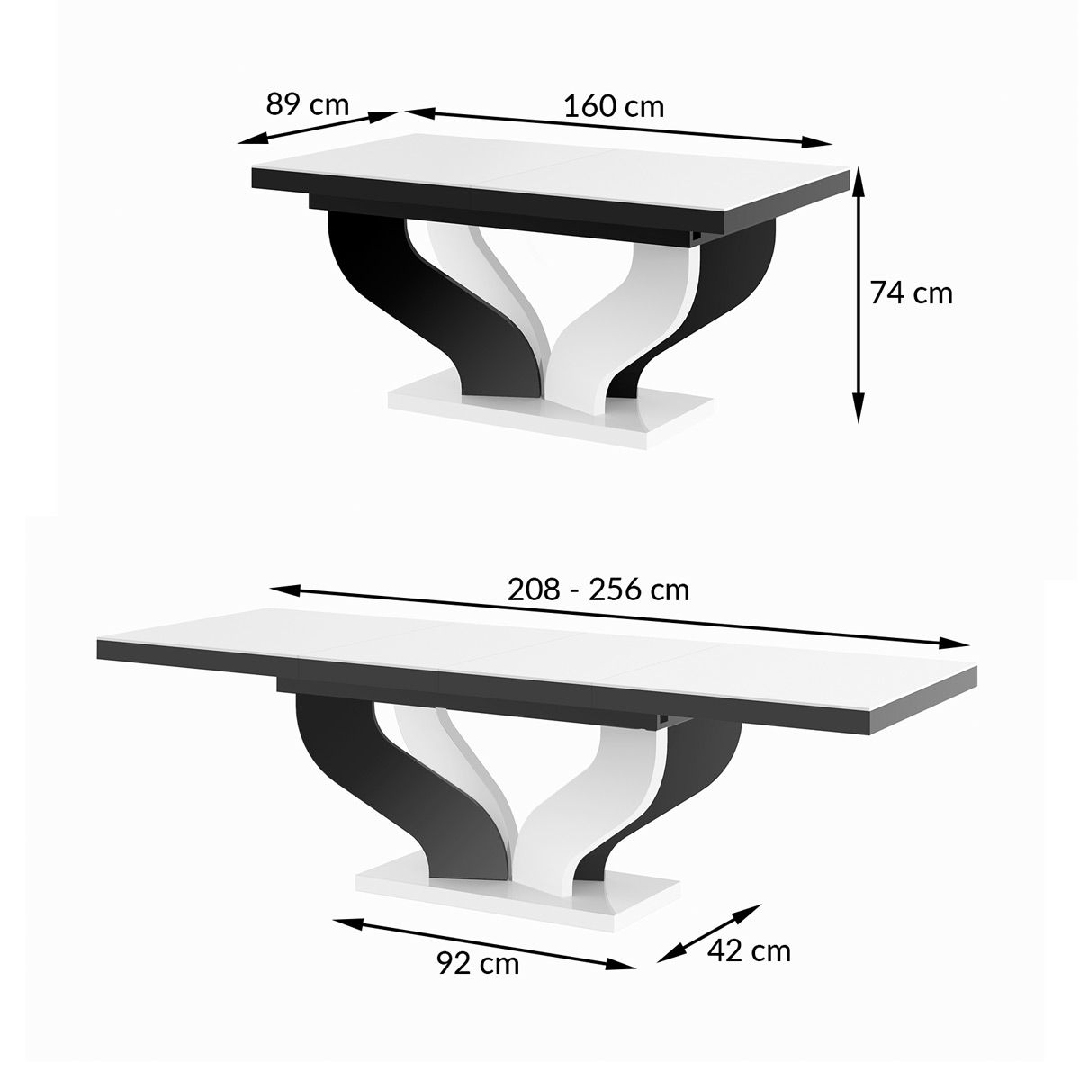 HUBERTUS Design — VIVA_model_wymiar
