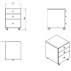 Wymiary-Kontenerek HUBERTUS Design — Wymiary-Kontenerek