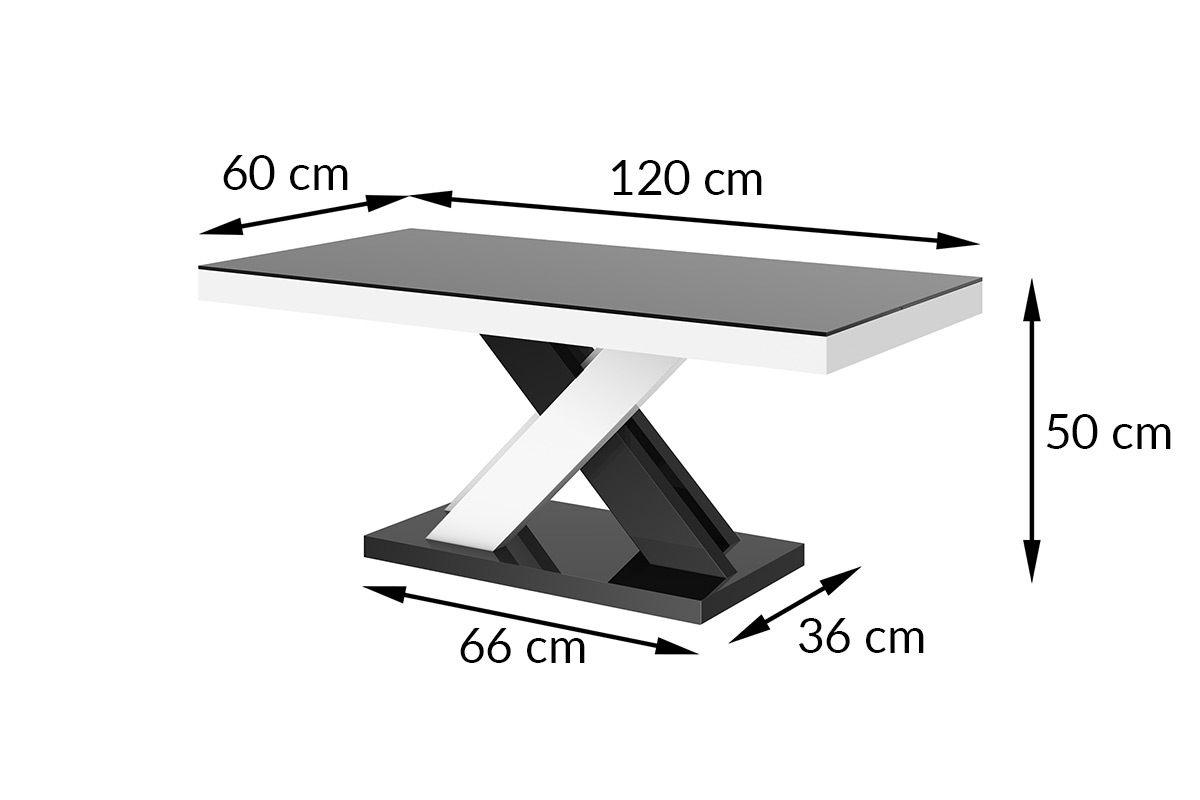 HUBERTUS Design — XENON_LUX_MINI_model_wymiar