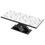 Marble white (Marmur / Czarny)
