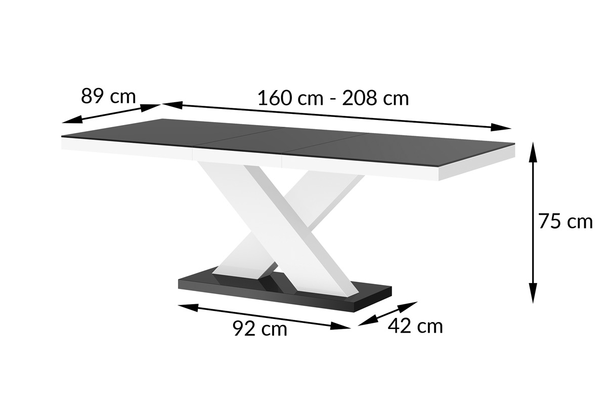HUBERTUS Design — XENON_wymiar
