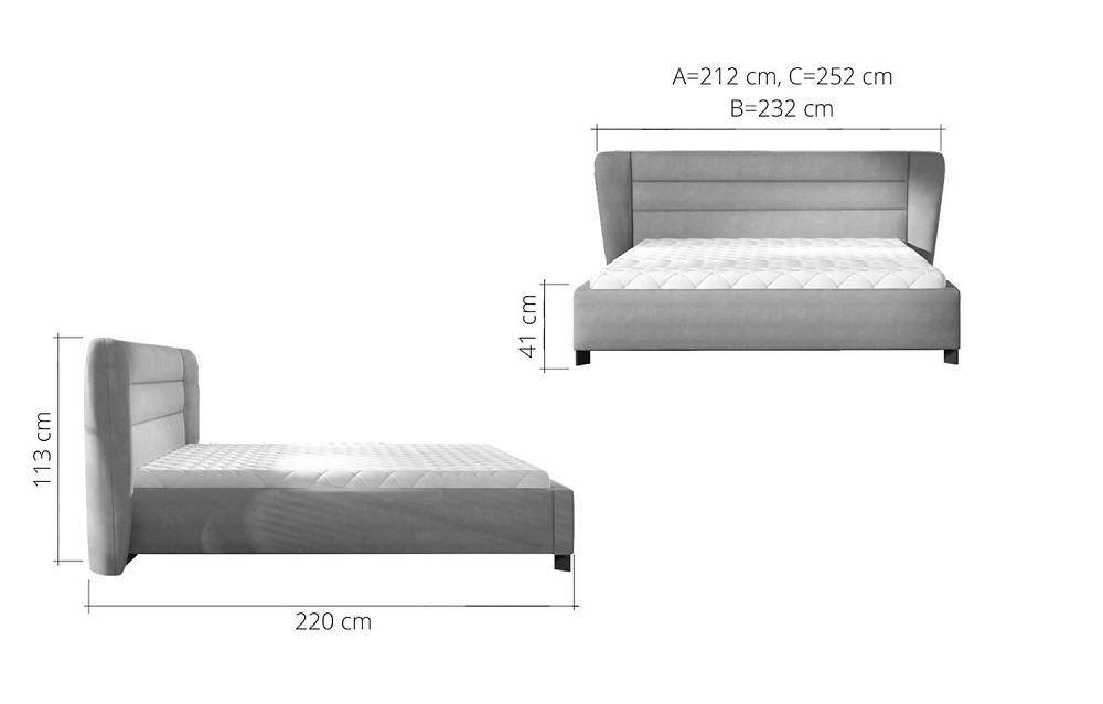 ADEL Łóżko 160x200 z pojemnikiem | Tkanina Riviera 38 Zieleń butelkowa | PROMOCJA | DOSTĘPNE OD RĘKI