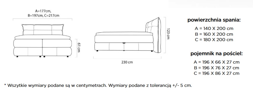 CARMELO Łóżko Kontynentalne 180x200 | Materac Mini Bonell | Materac Pocket CARMELO Łóżko Kontynentalne | Materac Mini Bonell | Materac Pocket