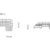 PLAZA XL Narożnik elektrycznie wysuwane siedzisko PLAZA XL Narożnik elektrycznie wysuwane siedzisko