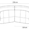 BESSO Sofa Bezfunkcyjna