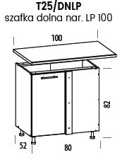 liveo-30c4831aa92b32a27d37c5a9.jpg TIFFANY Szafka T25/DNLP | Dolna narożna 100 zaślepiona