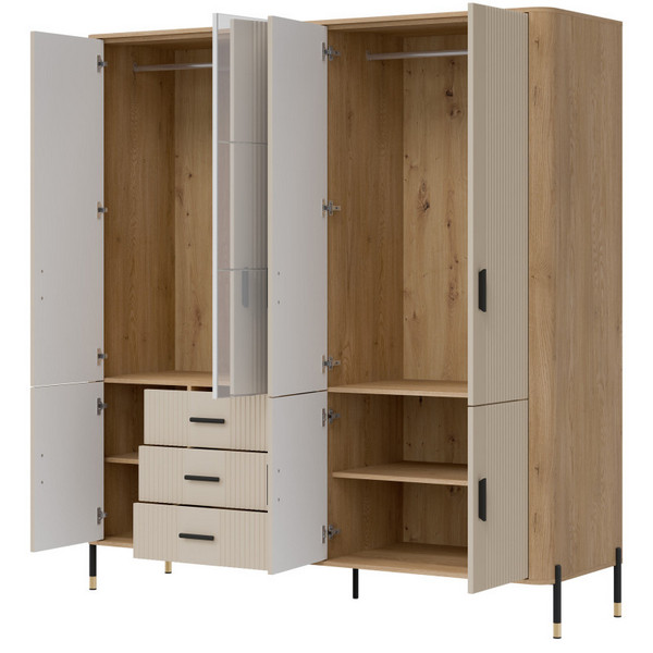 liveo-56f89b815e21afcf67c4df5e.jpg DANTE DT17 SZAFA Z LUSTREM | KASZMIR MAT