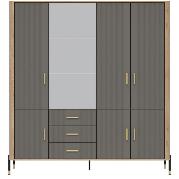 liveo-5cdd497a5efd2c8f72920b3c.jpg DANTE DT17 SZAFA Z LUSTREM | SZARY MAT