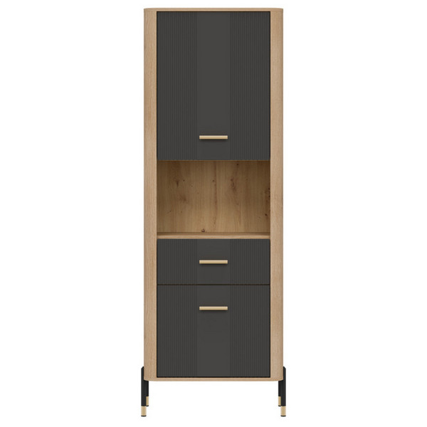 liveo-719cdd32508ee9489eb79089.jpg DANTE DT15 REGAŁ L/P | ANTRACYT MAT