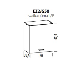 ELIZA Szafka EZ2/G50 | Górna 50