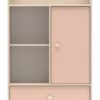 MEVEL 04 Regał 132 | Millenial Pink | Piasek Pustyni