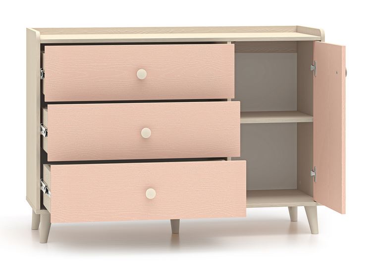mlmeble-9b28bbd77fbe15bf1d43da03.jpg MEVEL 05 Komoda 120 | Millenial Pink + Piasek Pustyni