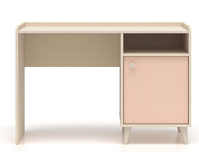 MEVEL 07 Biurko | Millenial Pink | Piasek Pustyni