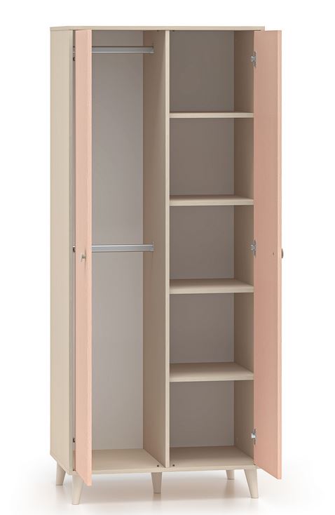 mlmeble-bd05ac38db9b39a3423f8c4e.jpg MEVEL 02 Szafa 2d | Millenial Pink | Piasek Pustyni