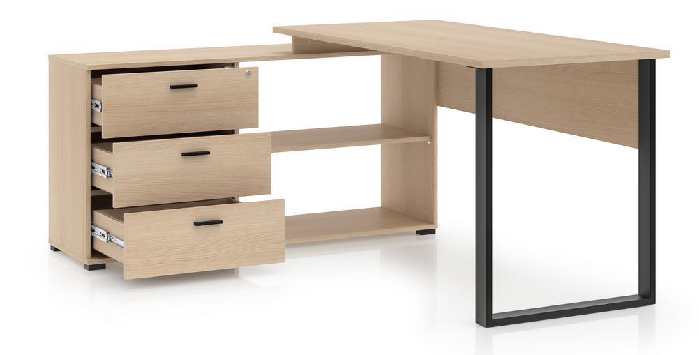 ODELIS 09 Biurko 3S L/P